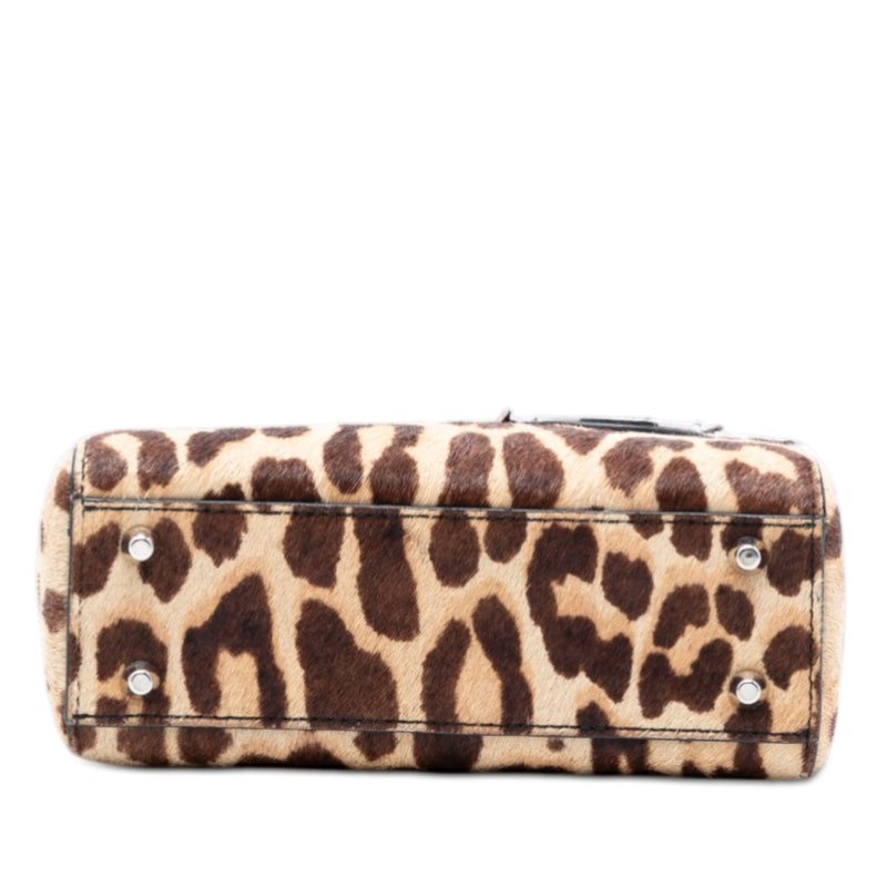 Mini Pony Hair Leopard Print Lady Dior - Image 3