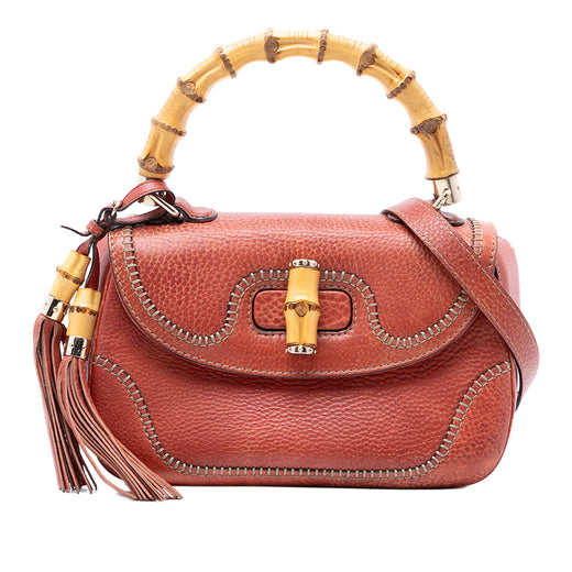 Medium Leather New Bamboo Satchel - Image 1