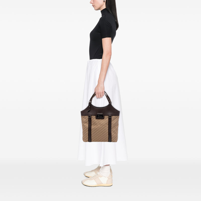 Diorissimo Trotter Canvas Street Chic Tote - Image 7