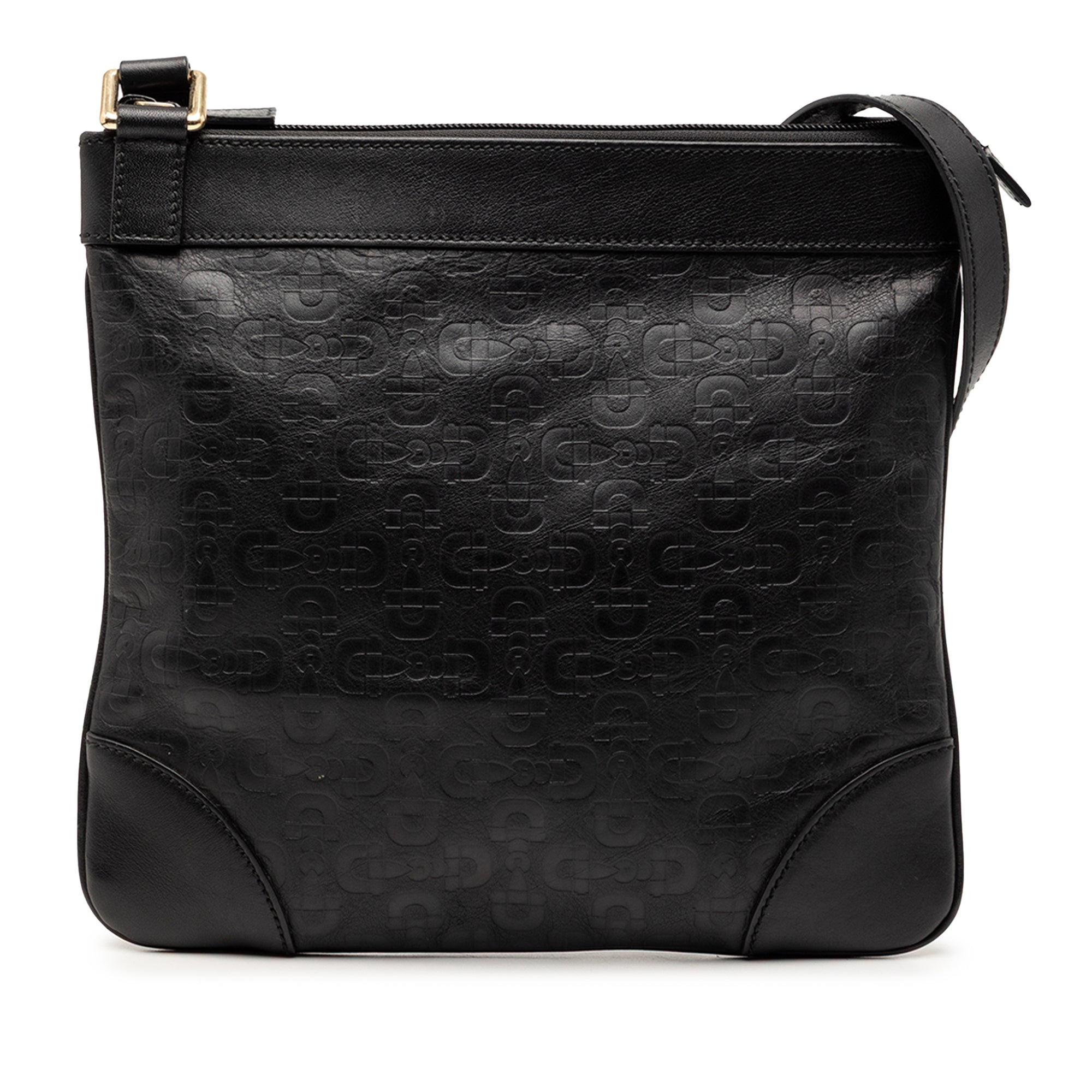 Horsebit Embossed Calfskin Crossbody - Image 1