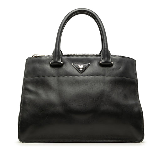 City Calf Twin Pocket Satchel - Image 1