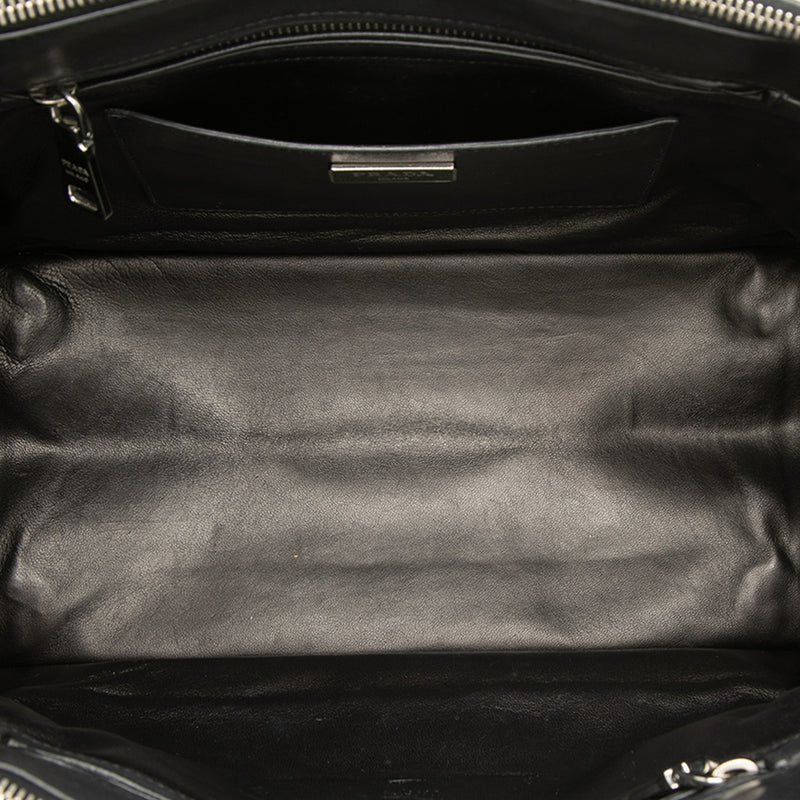 City Calf Twin Pocket Satchel - Image 4
