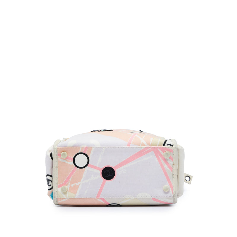 Canvas Eiffel Tower Handbag - Image 3