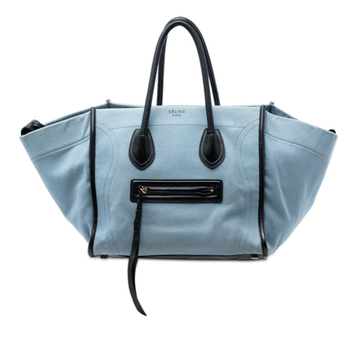 Medium Denim Phantom Luggage Tote - Image 1