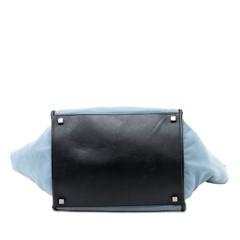 Medium Denim Phantom Luggage Tote - Image 3