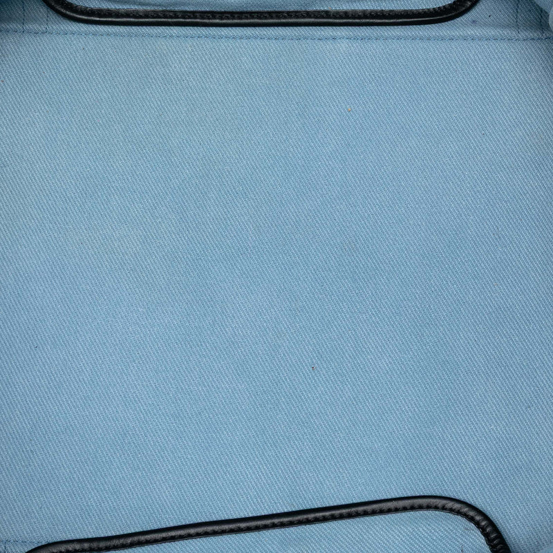 Medium Denim Phantom Luggage Tote - Image 4
