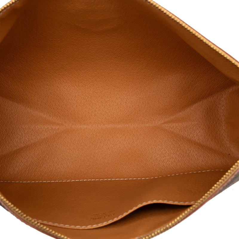 Macadam Coated Canvas Clutch - Image 4
