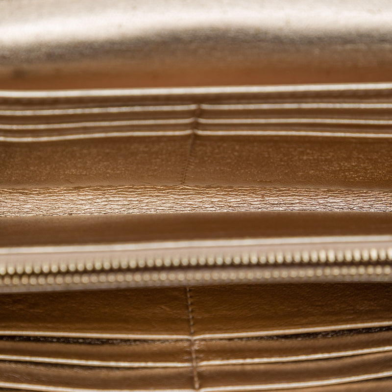 Metallic Lambskin Cannage Miss Dior Promenade Wallet on Chain - Image 4