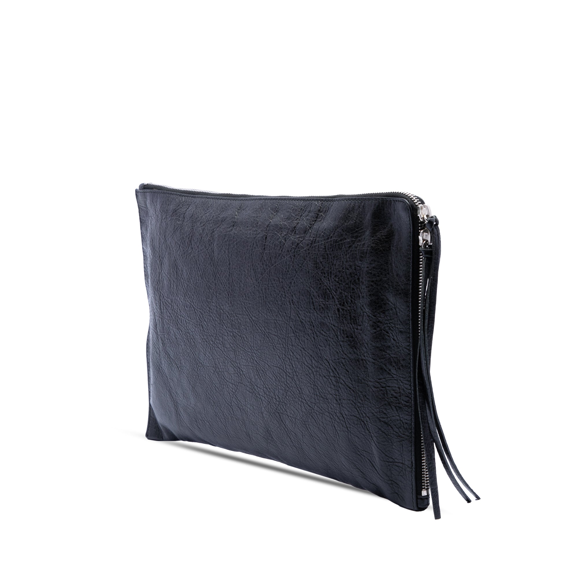 Lambskin Motocross Classic Zip Around Flat Clutch - Image 2