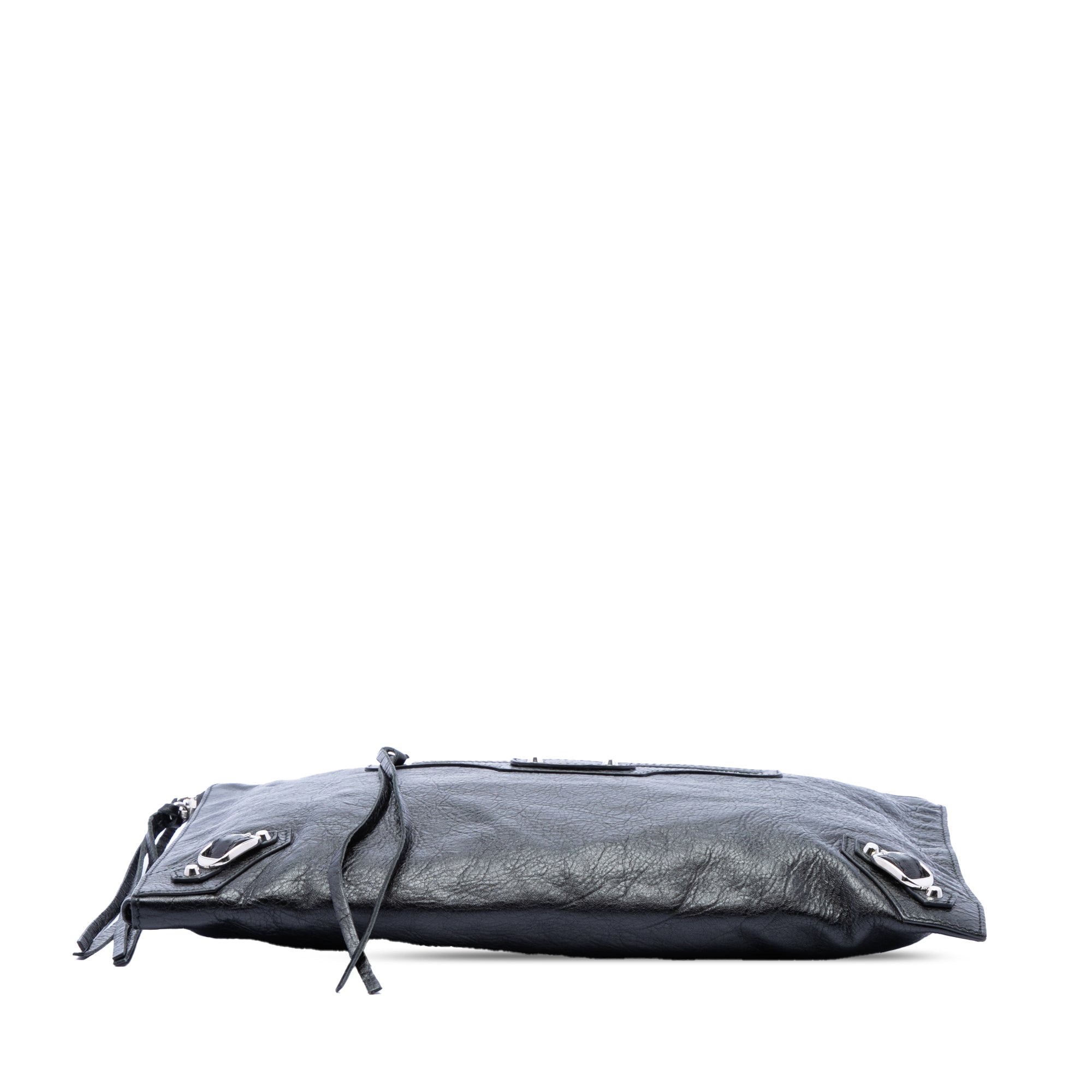 Lambskin Motocross Classic Zip Around Flat Clutch - Image 3