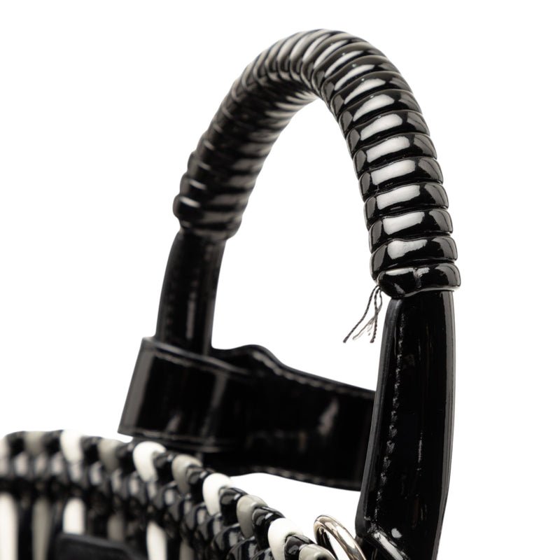 Faux Leather Bistro Basket Bag XS - Image 8