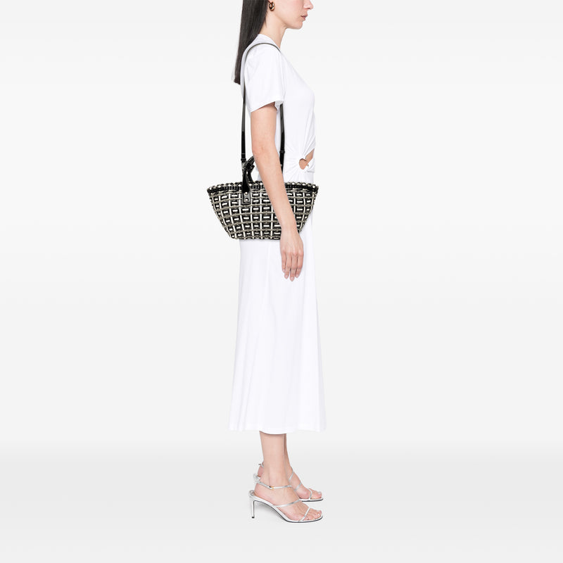 Faux Leather Bistro Basket Bag XS - Image 9