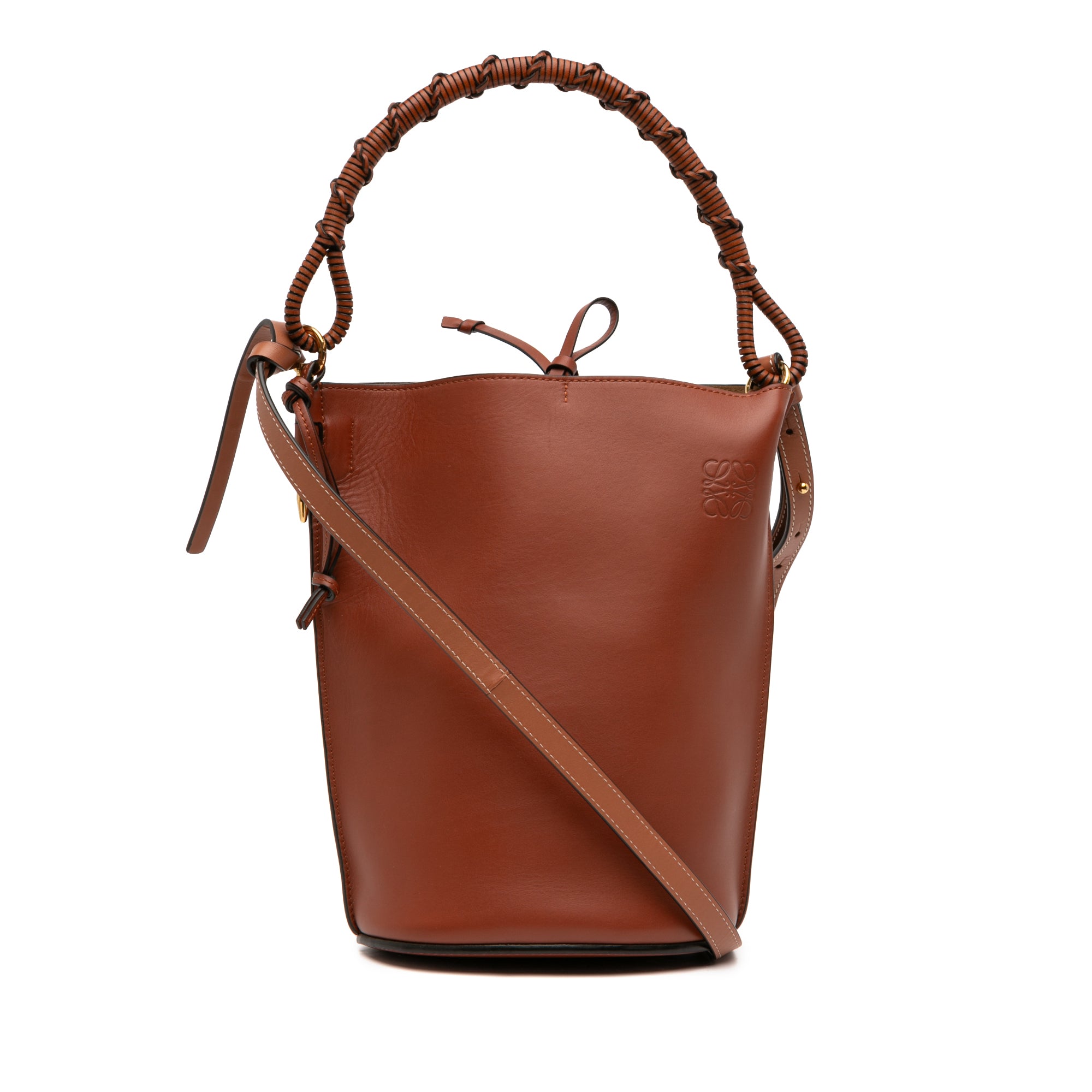 Calfskin Anagram Gate Bucket Bag - Image 1