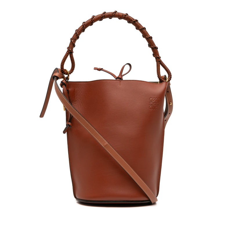 Calfskin Anagram Gate Bucket Bag