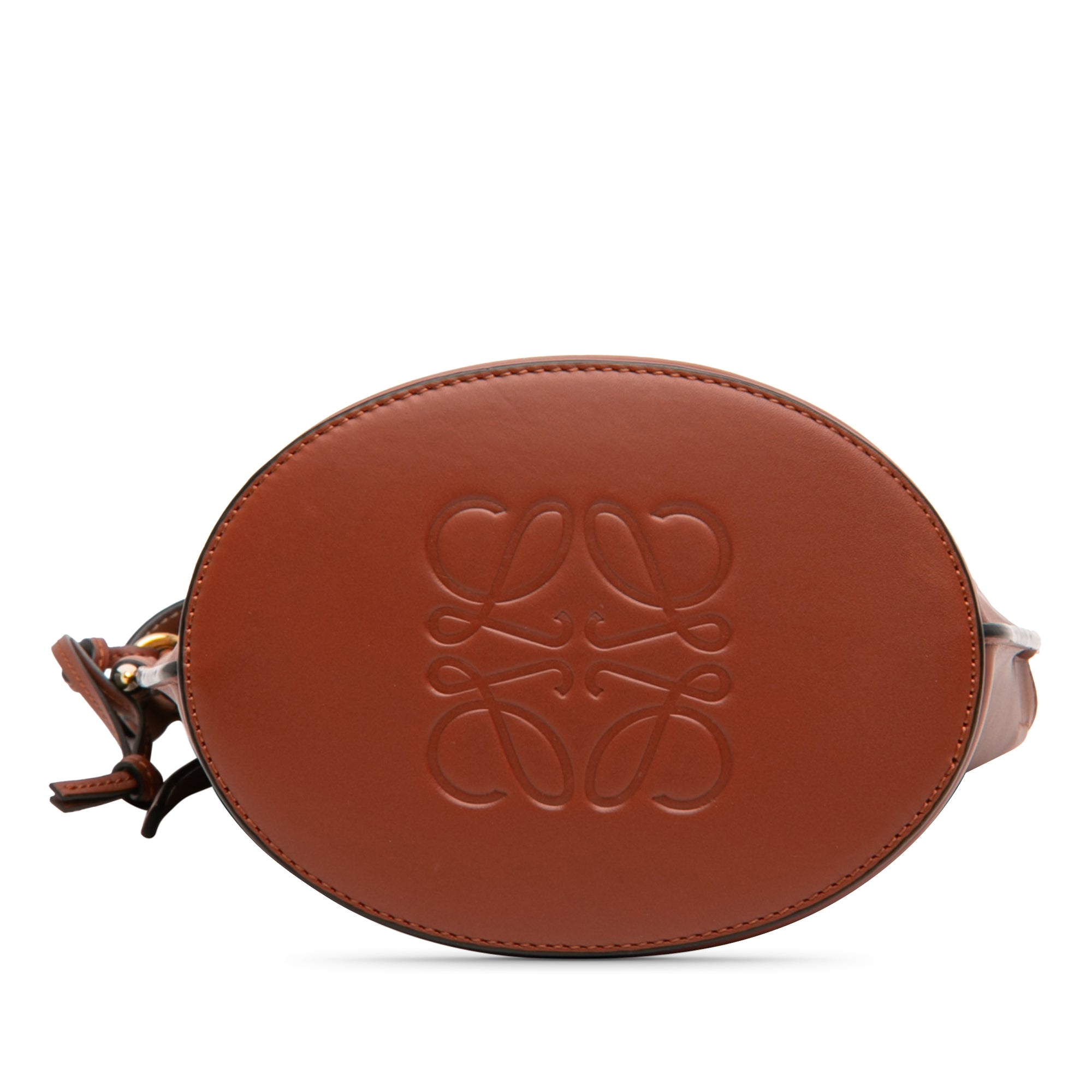 Calfskin Anagram Gate Bucket Bag - Image 3