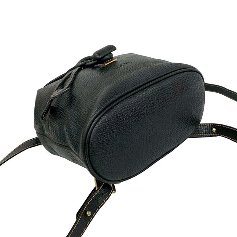Textured Leather Toggle Flap Backpack - Image 3