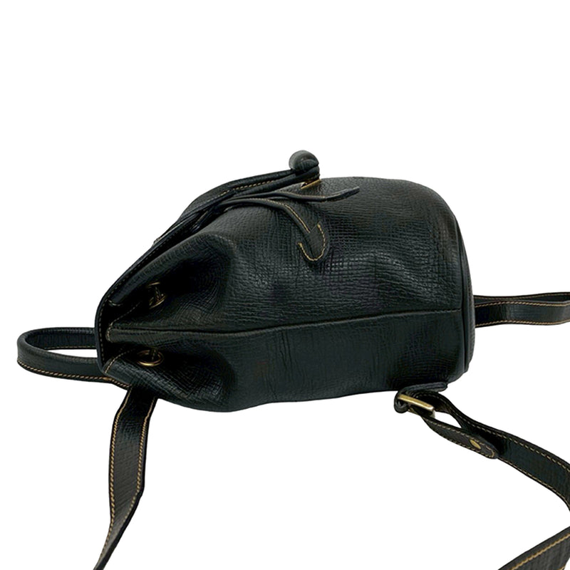 Textured Leather Toggle Flap Backpack - Image 6