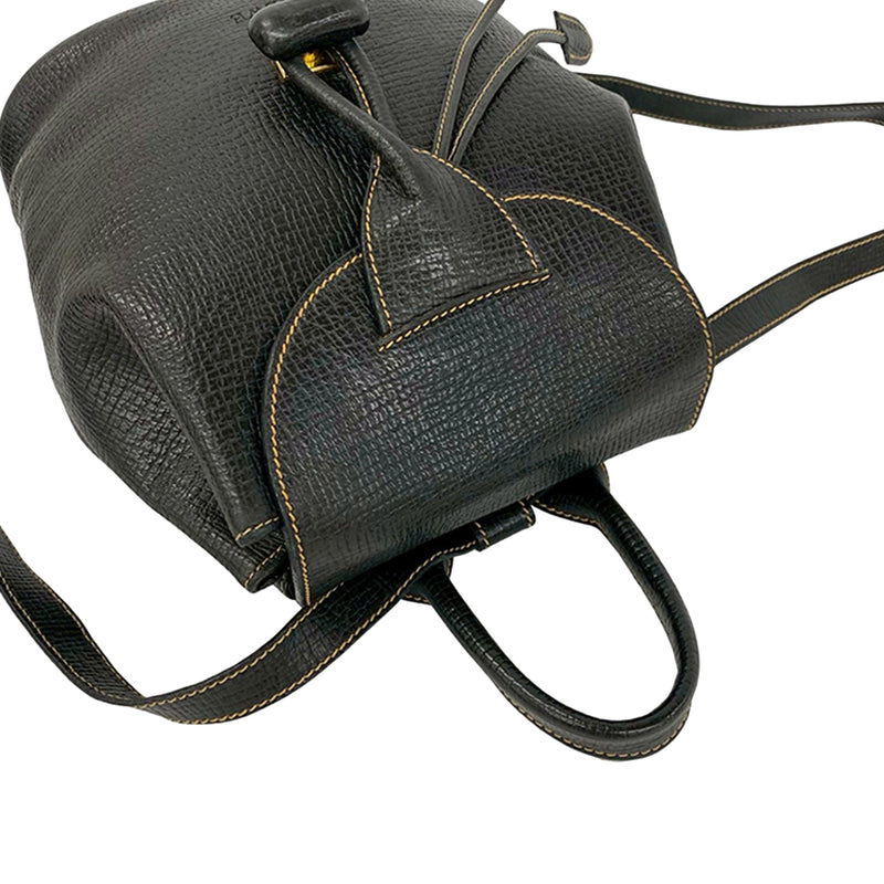 Textured Leather Toggle Flap Backpack - Image 7