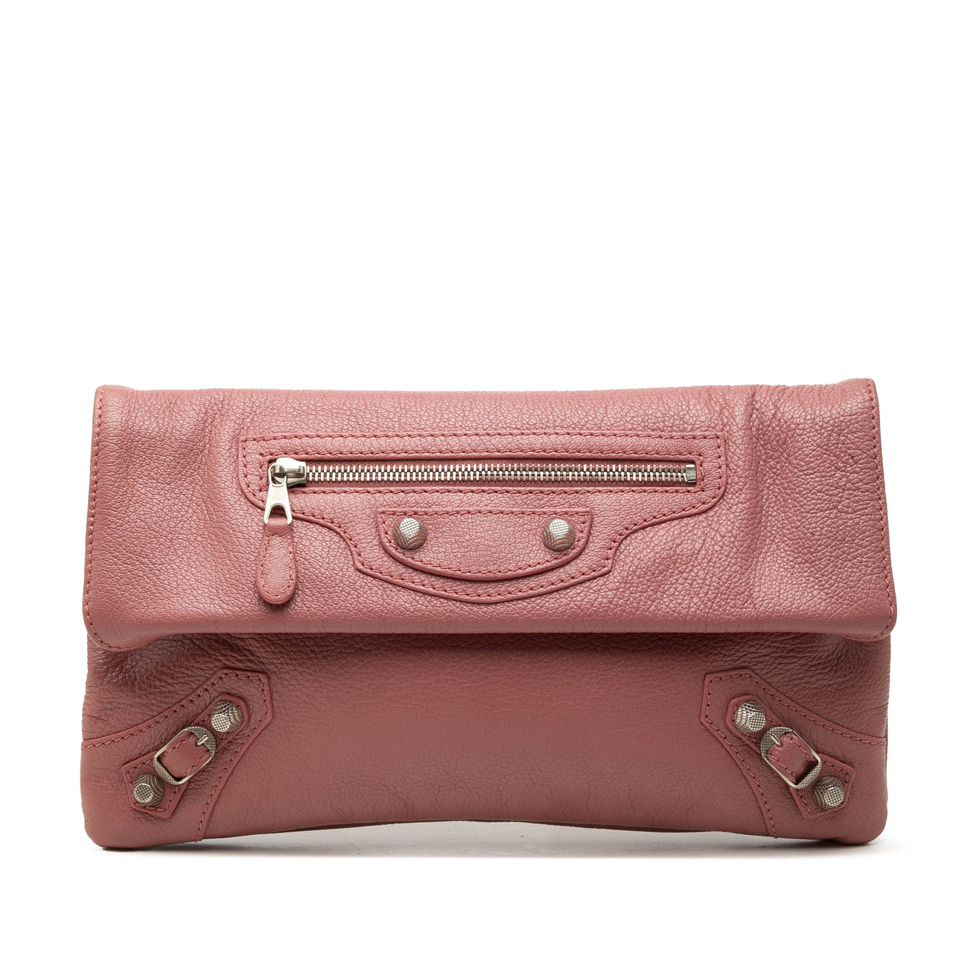 Grained Calfskin Motocross Giant 21 Envelope Clutch - Image 1