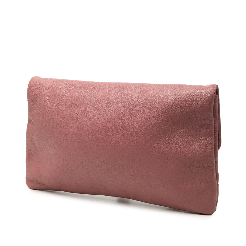 Grained Calfskin Motocross Giant 21 Envelope Clutch - Image 2