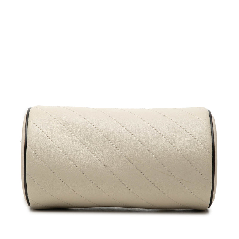Mini Leather Blondie Barrel Shoulder Bag - Image 3