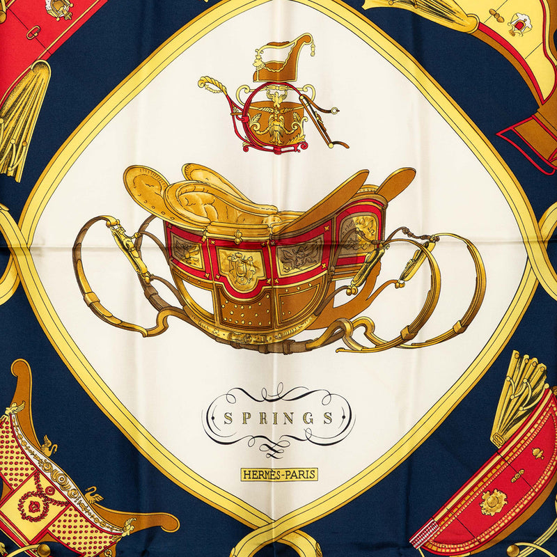 Springs Silk Scarf 90 - Image 5