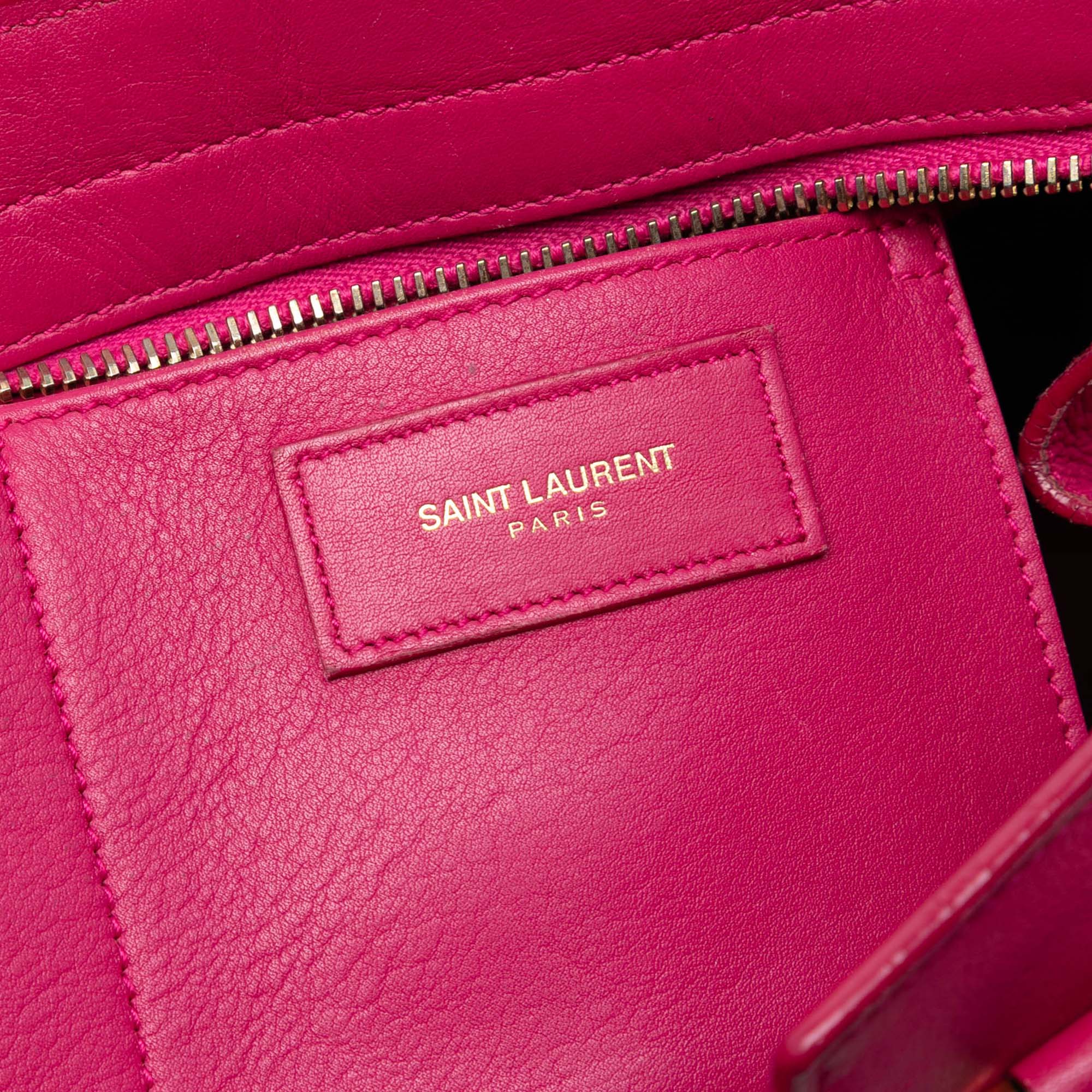 Small Calfskin Cabas Chyc Satchel - Image 4