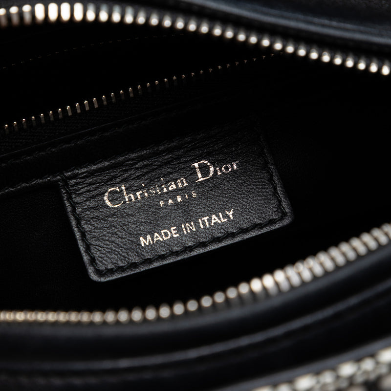 Medium Calfskin Mesh Microcannage Patches Lady Dior - Image 5