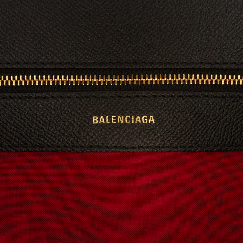 Grained Calfskin Ville Top Handle Bag M - Image 5