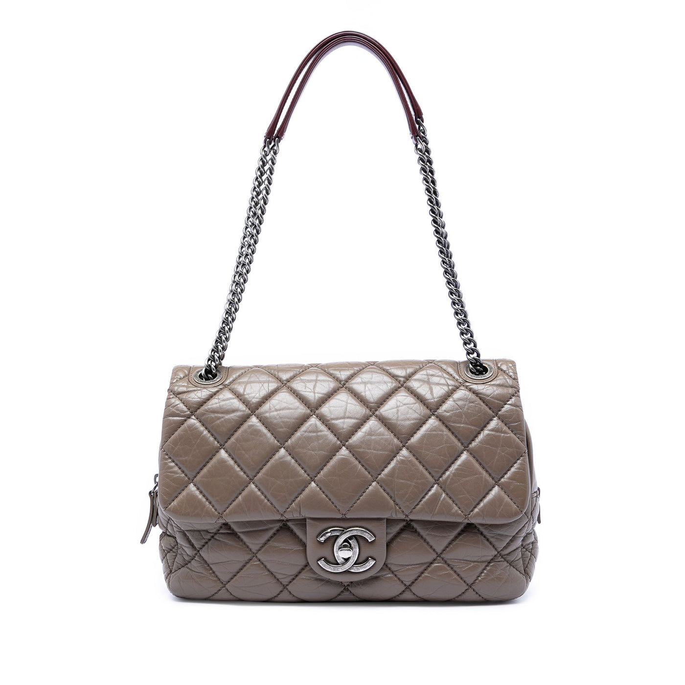 Jumbo Quilted Aged Calfskin New Portobello Flap - Image 1