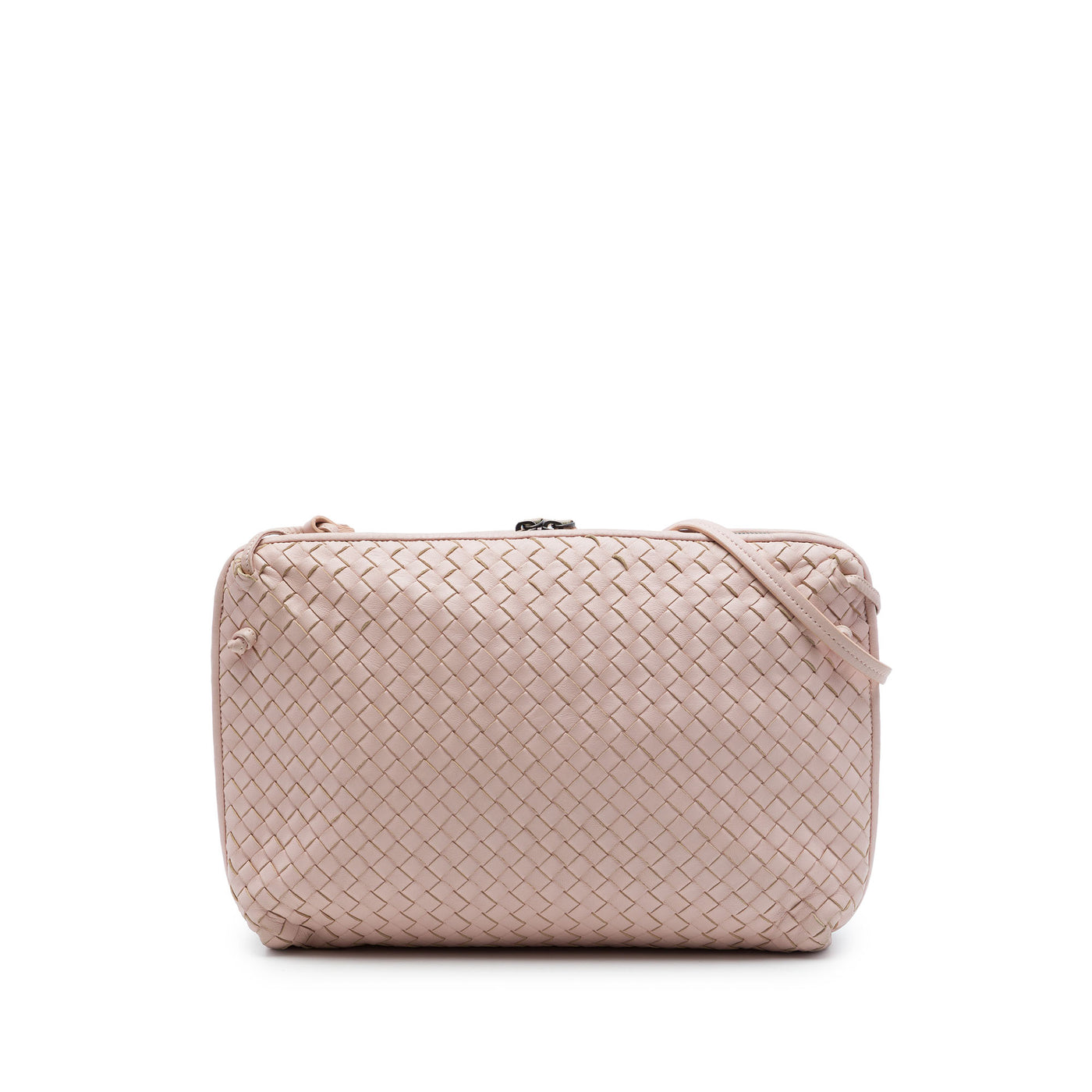 Large Nappa Intrecciato Nodini Crossbody - Image 1