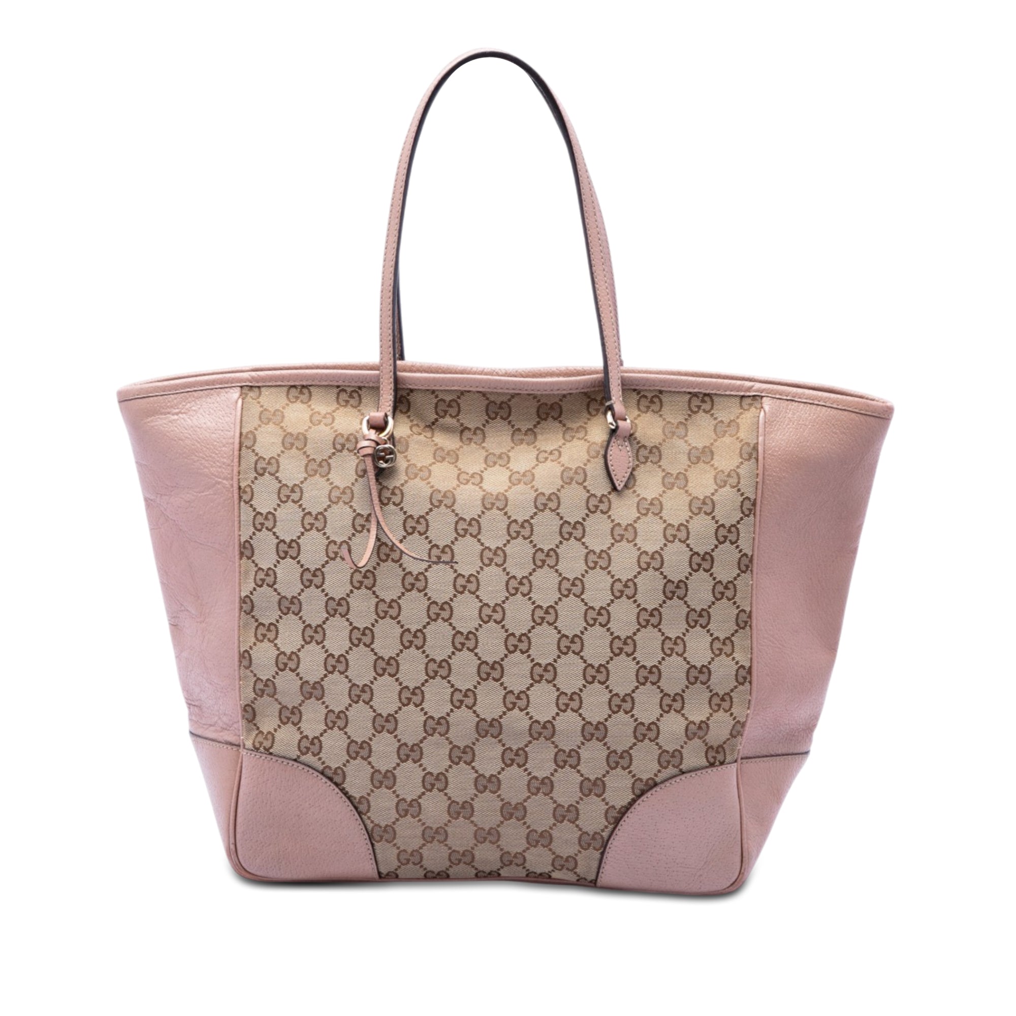 GG Canvas and Leather Bree Tote - Image 1
