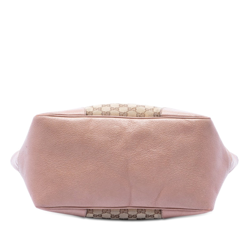 GG Canvas and Leather Bree Tote - Image 3