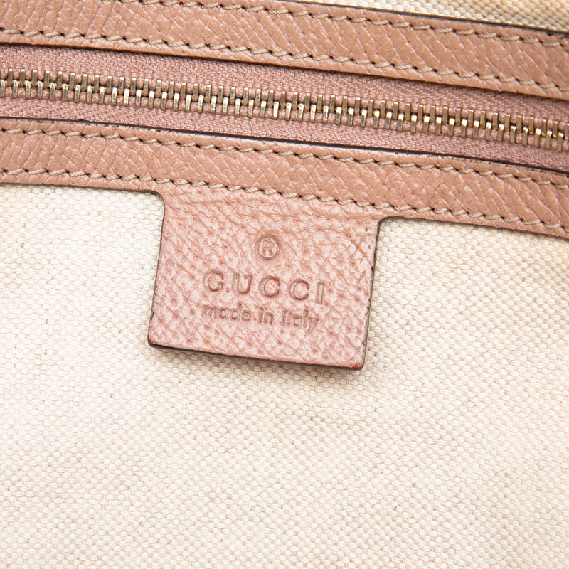 GG Canvas and Leather Bree Tote - Image 5