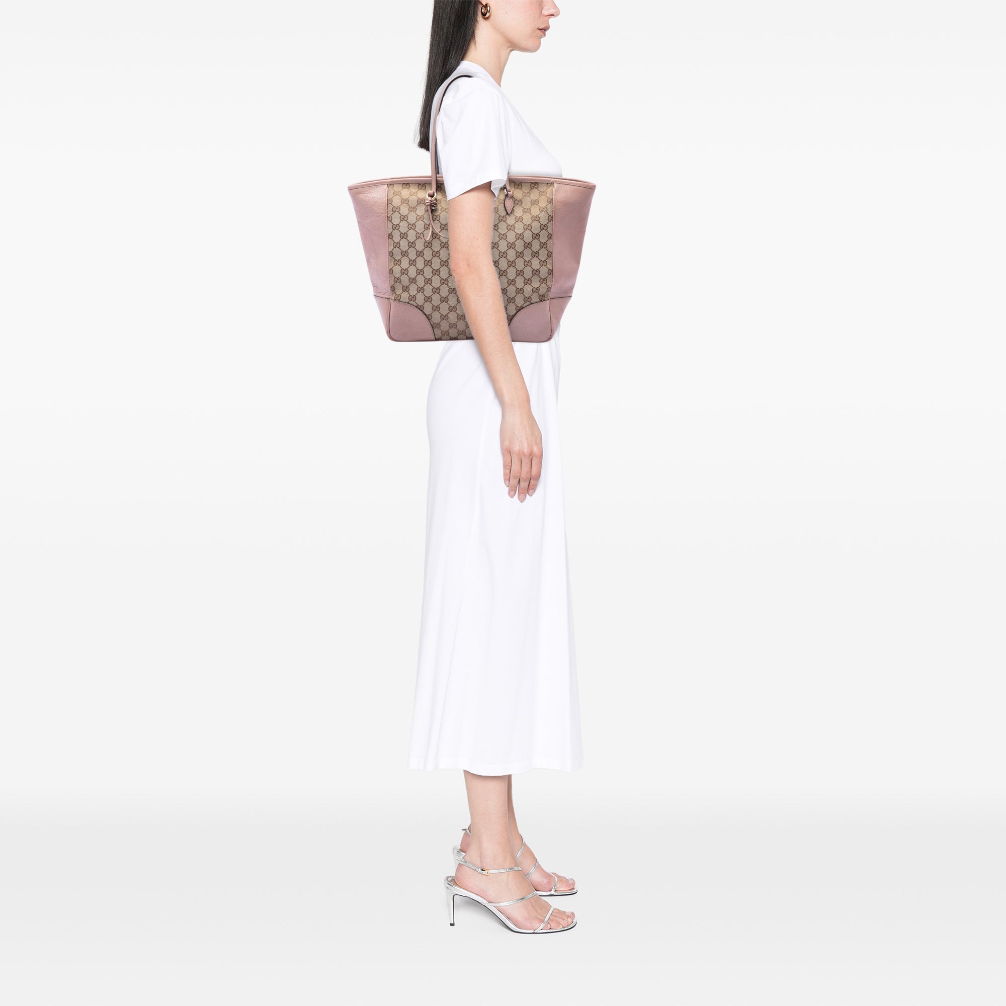 GG Canvas and Leather Bree Tote - Image 6