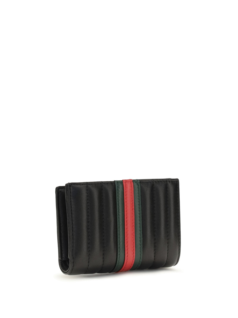 Gucci Quilted Calf Leather Wallet — Black Bos Taurus