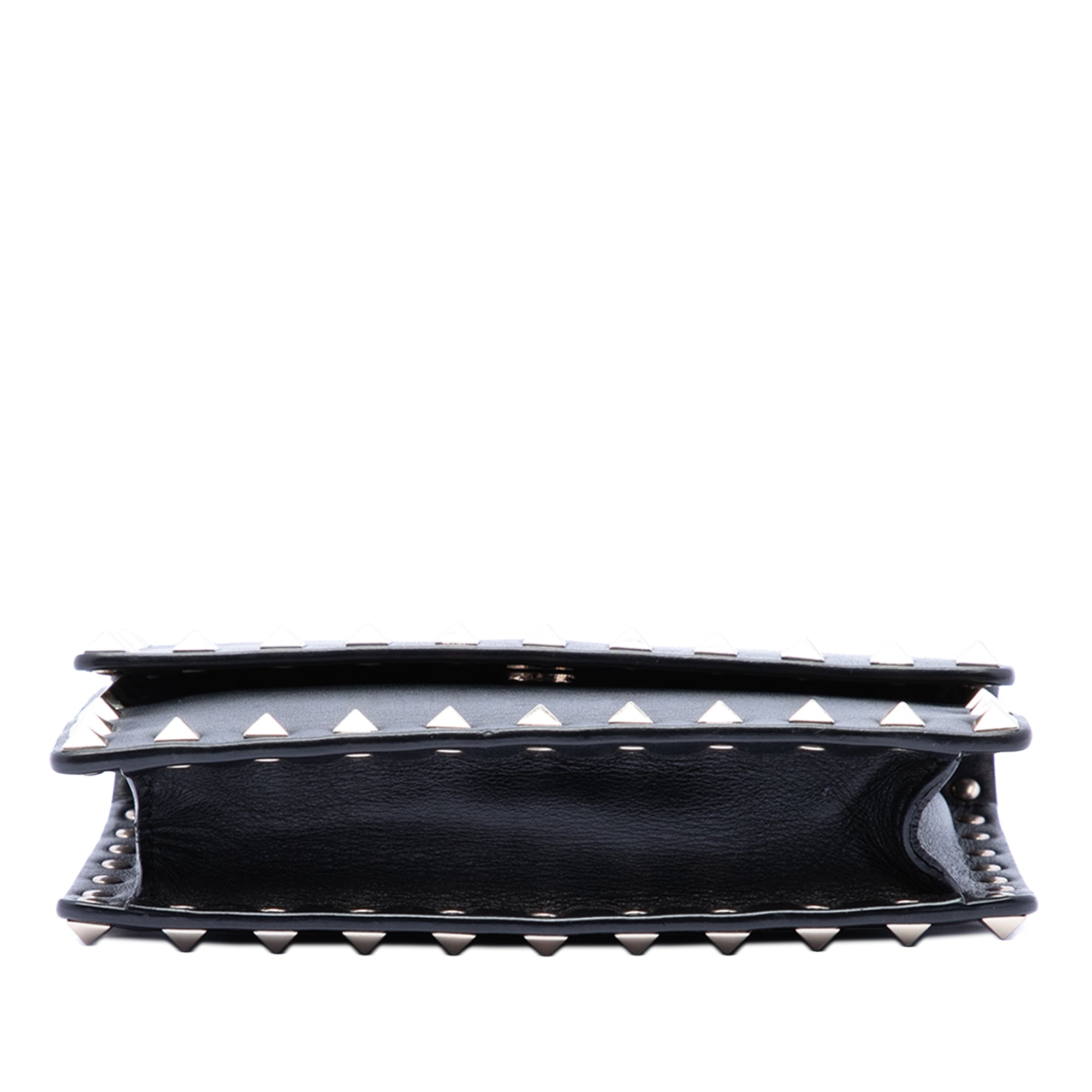Leather Rockstud Clutch on Chain - Image 3