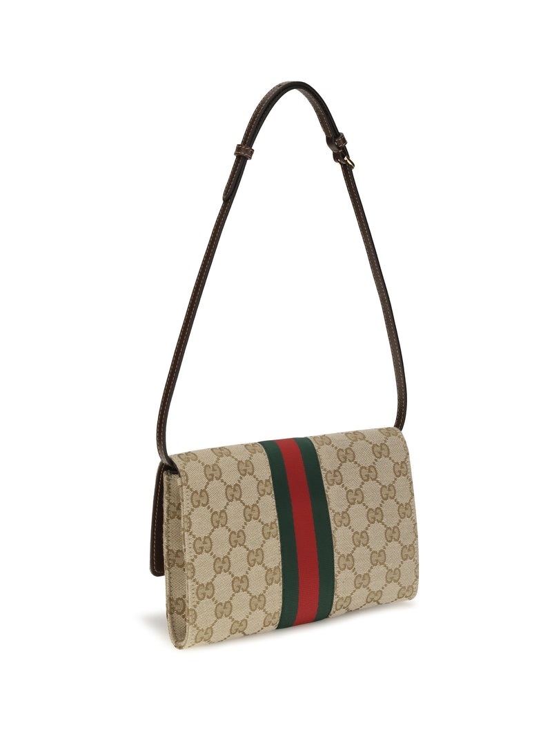 Gucci Wallet — Beige Fabric & Purses