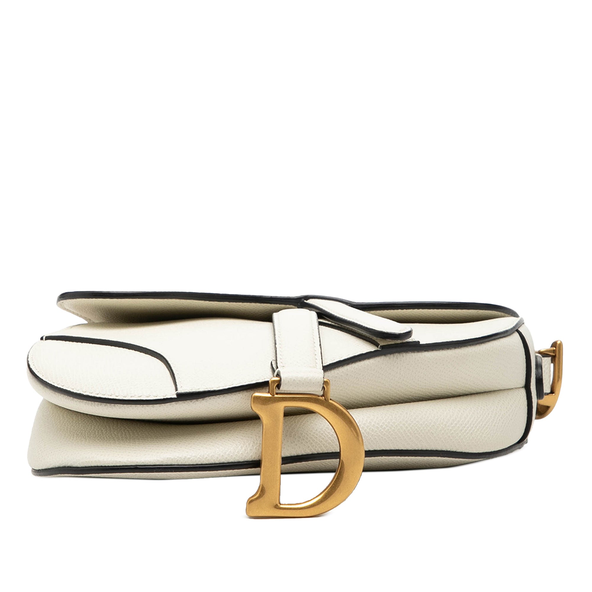 Mini Grained Calfskin Saddle Bag - Image 3