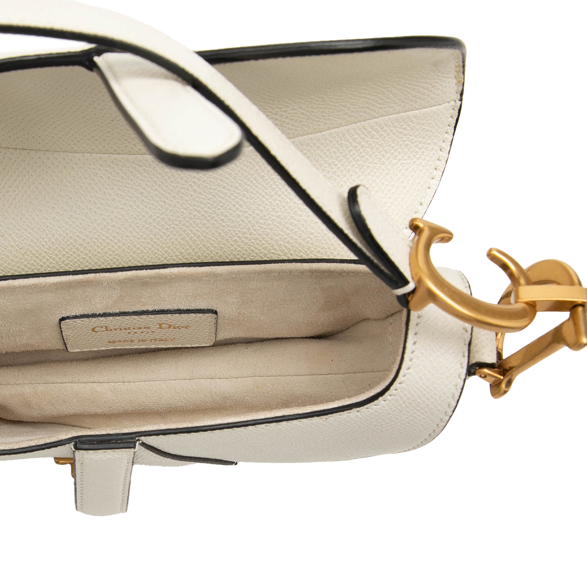 Mini Grained Calfskin Saddle Bag - Image 4