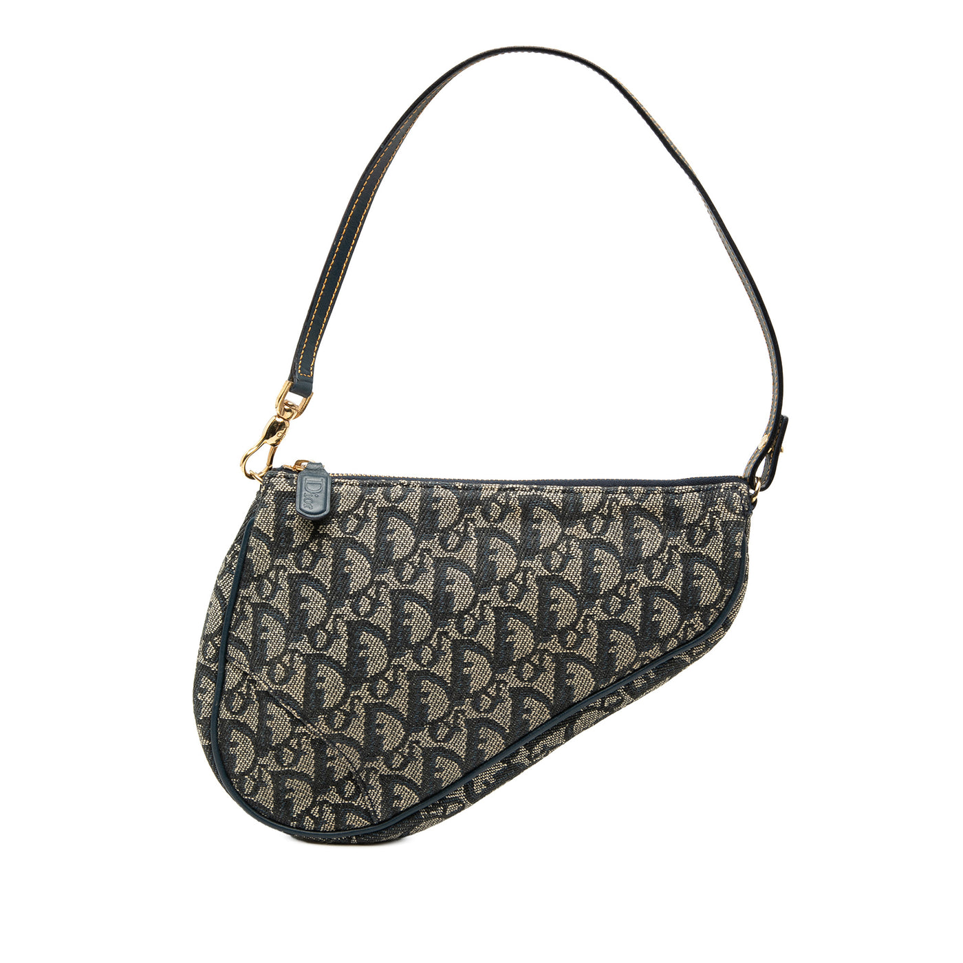 Mini Diorissimo Canvas Saddle Pochette - Image 1