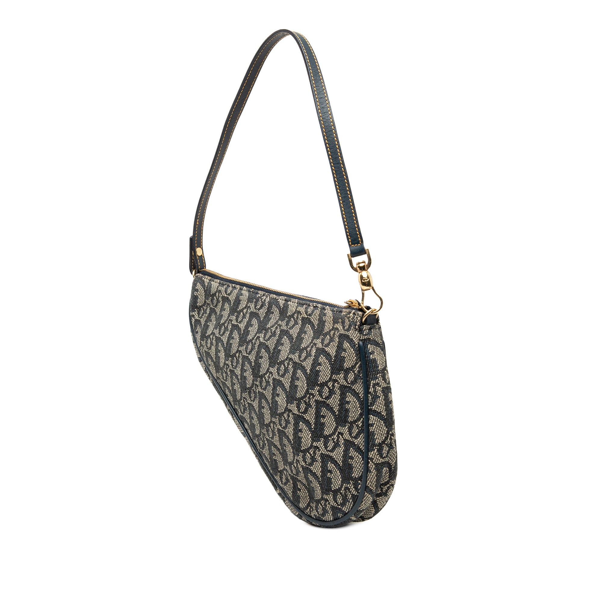 Mini Diorissimo Canvas Saddle Pochette - Image 2