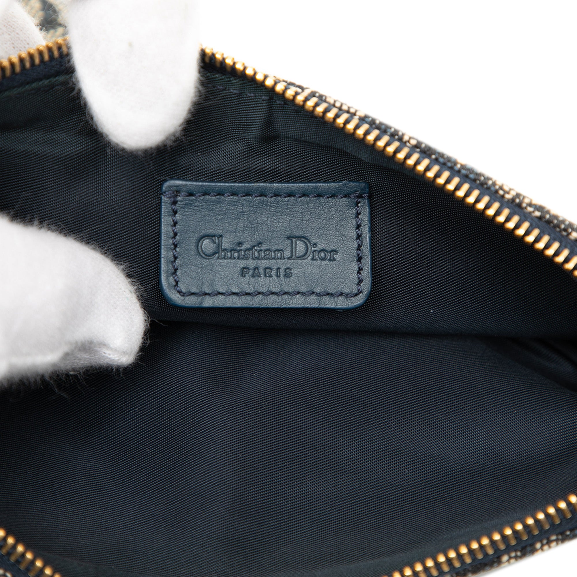 Mini Diorissimo Canvas Saddle Pochette - Image 5