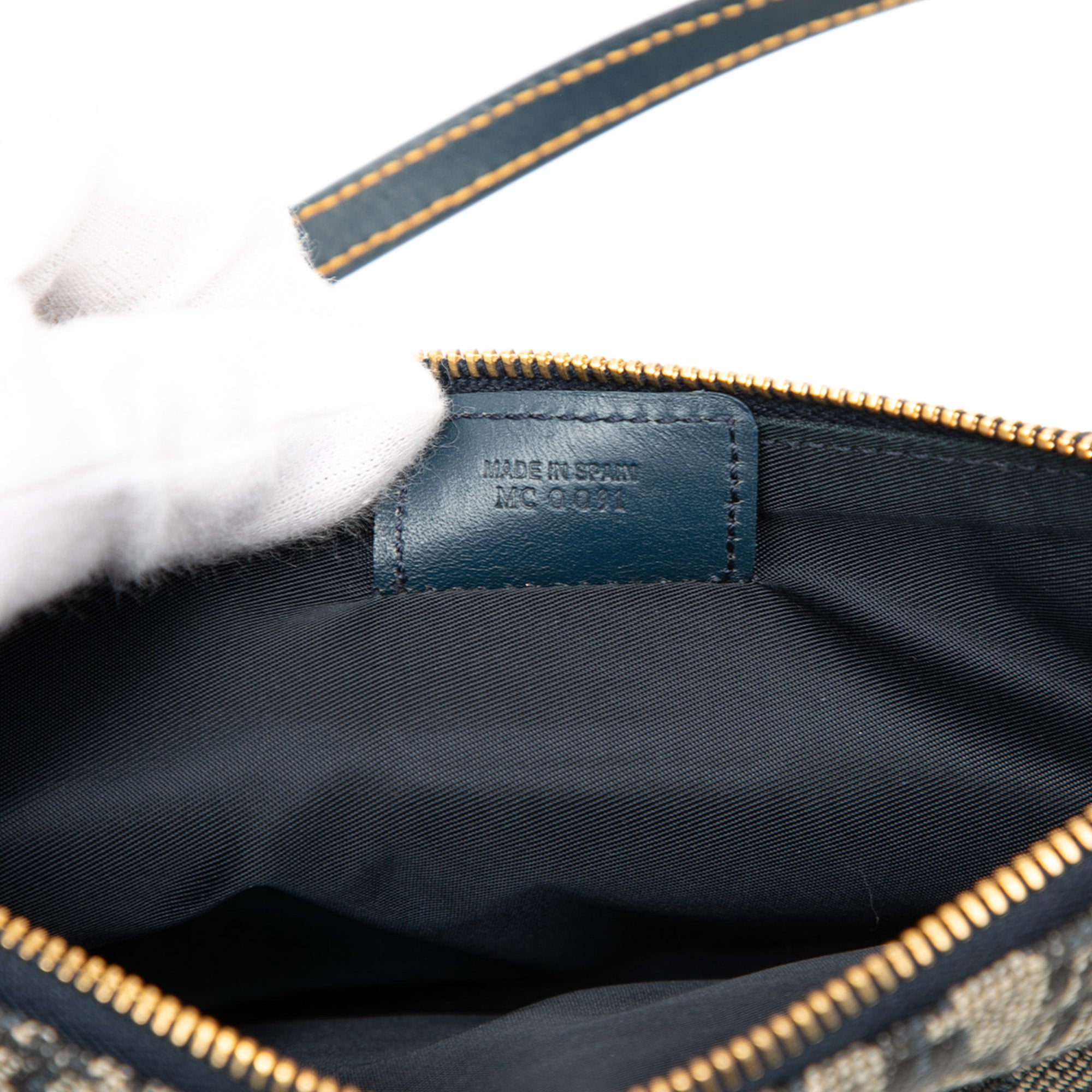 Mini Diorissimo Canvas Saddle Pochette - Image 6