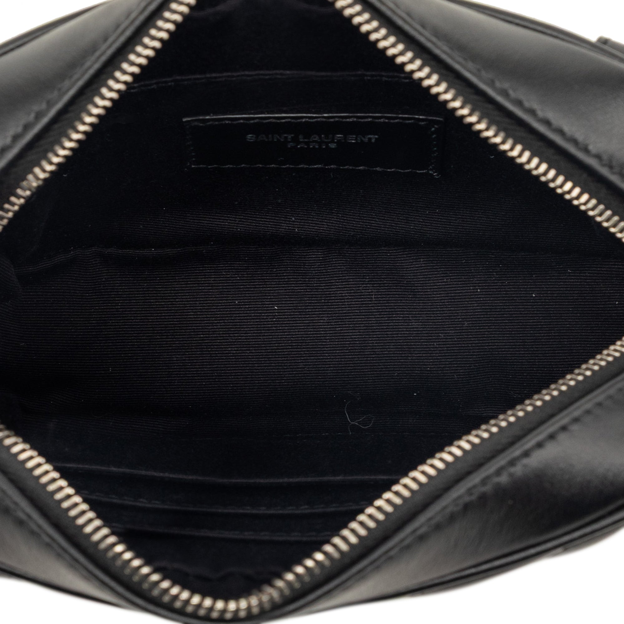 Chevron Calfskin Monogram Tassel Lou Belt Bag - Image 4