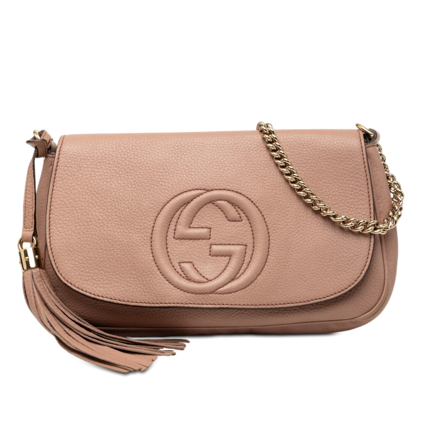 Medium Calfskin Soho Chain Flap Crossbody - Image 1