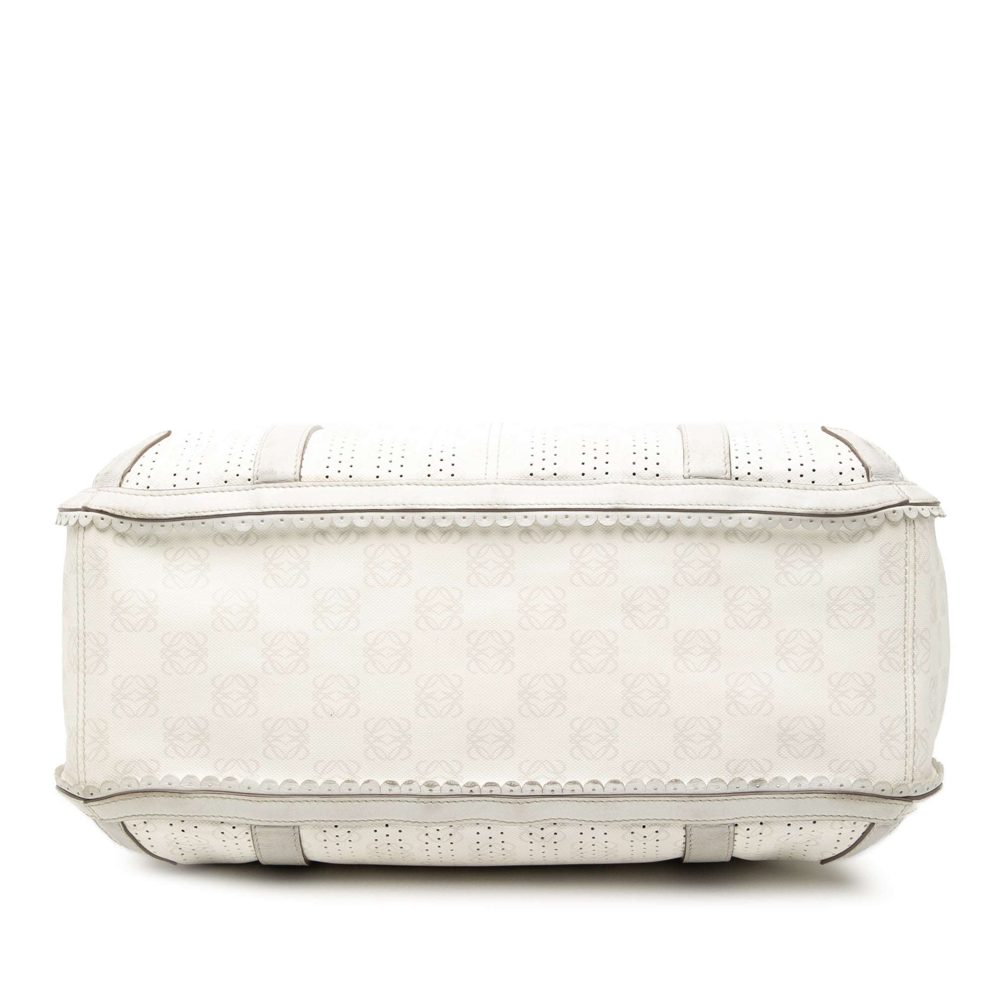 Anagram Perforated Coated Canvas Tote - Image 3