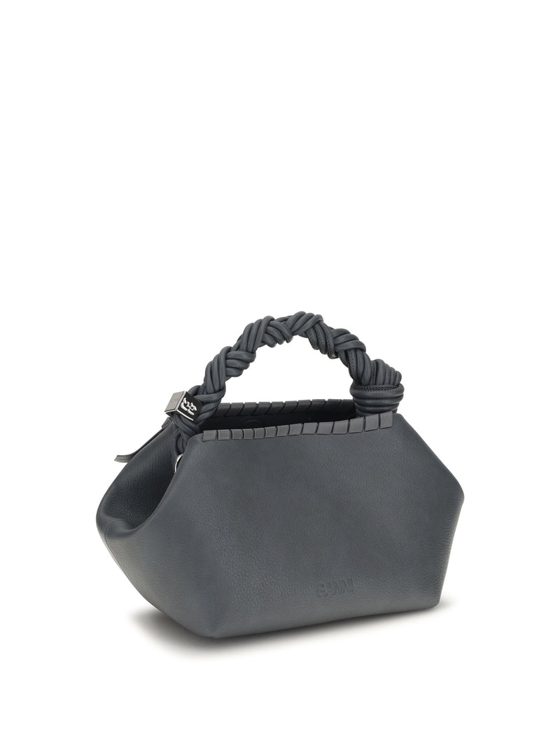Ganni Bou Shoulder Bag — Gray Polyurethane; Polyester