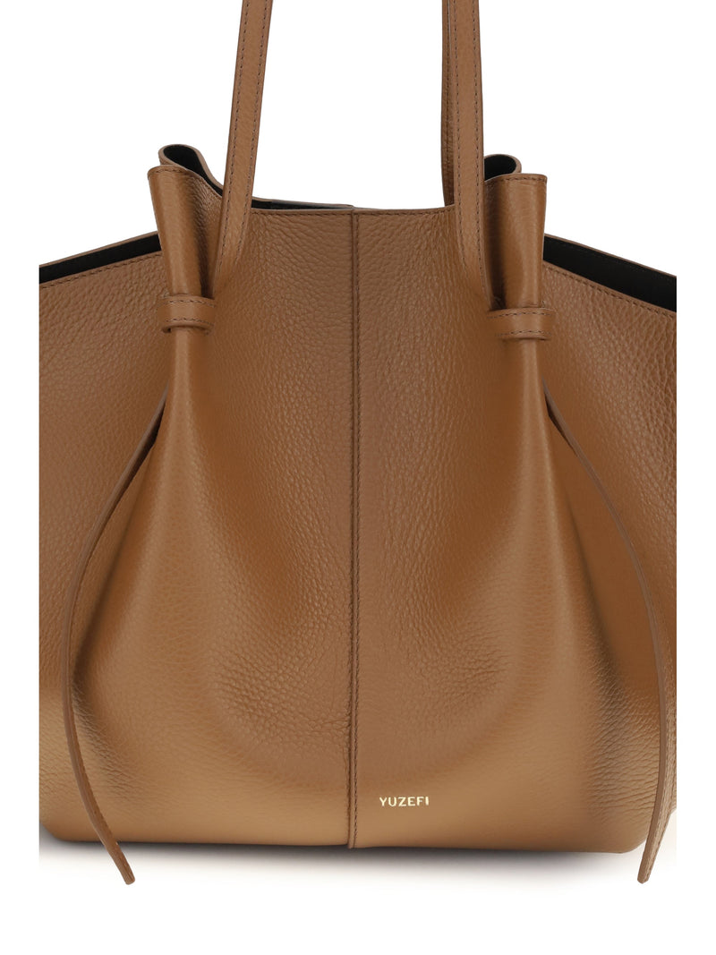 Yuzefi Tote Bag — Brown Calf Leather