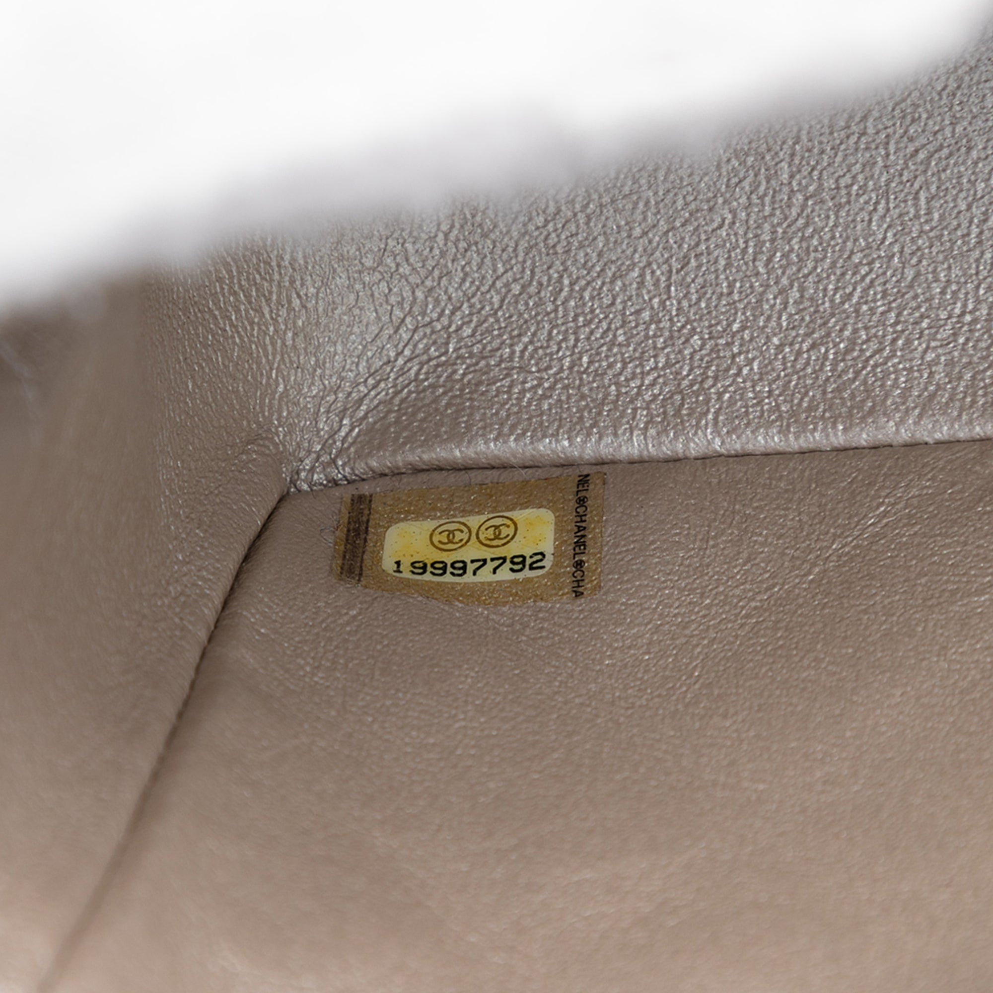 Mini Square Classic Metallic Lambskin Single Flap - Image 6